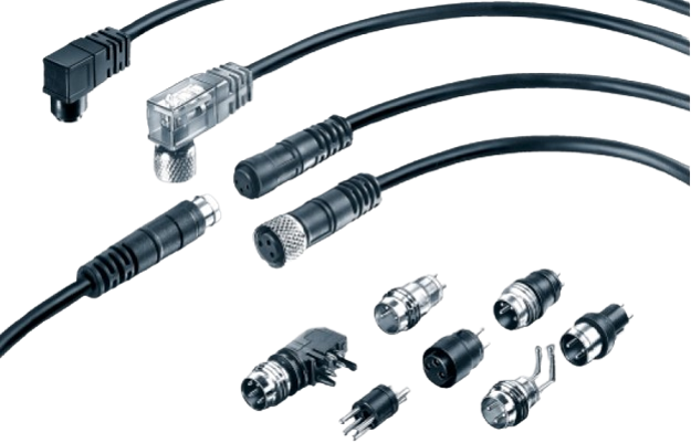 Rundsteckverbinder M8